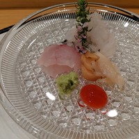 馬車道 大かわ - 鱧、ほうぼう、つるがい