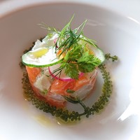 藤右ェ門 栄 - 前菜:サーモンと鮃のマリネ