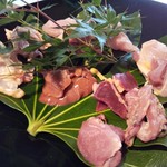 とり料理 瀬戸 - 鶏盛り合わせ