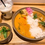 スープストックトーキョー - ぶどう山椒の麻婆カレー、夏野菜とムール貝のカレー、豚トロのビンダルーカレー