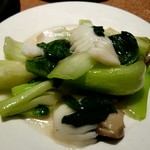 大珍樓 - イカと季節野菜の炒め