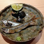 鮨 さかい - 琵琶湖の鮎、鮑の肝