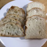 ポワンエリーニュ - 左から十勝、レジェルテ スライス