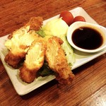 きのこ - えのき茸のサーモンチーズフライ