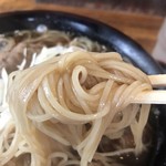 そば政 - 細く長く真っ直ぐな蕎麦。