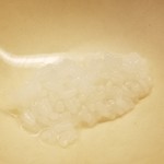 道人 - ⑩ご飯
      先ずは煮えばなから。
      少し芯があり水分も多め。
      これが蓋をしてしばらくするとホカホカご飯になって食べ頃に。