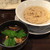 やきとり遊喜 - ちょこっと冷たい鯖＆鰯煮干しの昆布水つけ麺（900円）