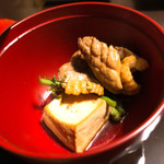 鳥田中 - 京鴨のすき焼き