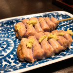 鳥田中 - 串物 京鴨の笹身山葵