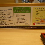 Tempura Tsuna Hachi - 他にも天ぷら定食などもあります