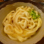 手打ちセルフうどん 海侍 - 釜玉（小：２８０円）