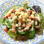 Caesar salad with iberico bacon