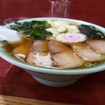 園春 - チャーシューワンタン麺750円！