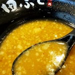麺処田ぶし - 熟成醤油らーめん スープアップ(2019年7月8日)