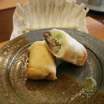 柚木元 - 千曲川天然スッポン春巻き