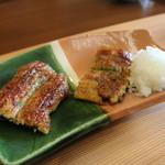 柚木元 - 長良川天然川鰻400g蒲焼き 三河湾（矢作川河口）天然海鰻400g蒲焼き 糯米