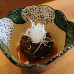 柚木元 - 猪バラ肉の黒酢餡かけ