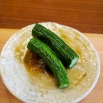 柚木元 - 間引きキュウリの芥子漬け