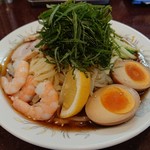 手打ちラーメン 恒 - しそ冷やし中華