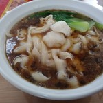 鶏西大冷麺 - ネギ油刀削麺