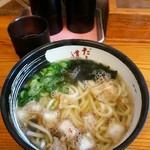 だし道楽 - かすうどん600円