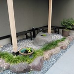 蕎麦 やすたけ - 喫煙場所