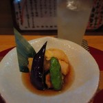 Shunrakudokoro Niko - 晩酌せっとのハモと夏野菜の天ぷら