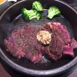 いきなりステーキ - ワイルドステーキ300g ブロッコリーちっちゃ