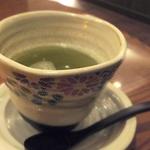 茜屋珈琲店 - 緑茶(500円)