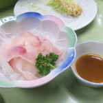 鯉とうなぎのまるます家 - 鯉のあらい