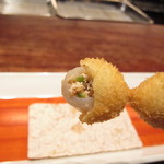 Ginza Roku Kakutei - 魚すり身いんげん蒟蒻巻き