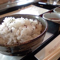 香味亭 - お昼のコース　シソご飯