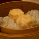 萬珍樓 - 海老シュウマイとニラ餃子