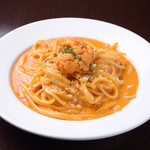 ★Raw sea urchin tomato cream sauce pasta
