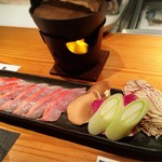 魚河岸 宮武 - （2019年3月）
      金目鯛しゃぶしゃぶ