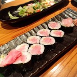 魚河岸 宮武 - （2019年3月）
      本まぐろカマトロ鉄火巻