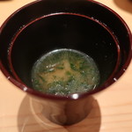 鮨 さかい - 味噌汁