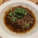一碗水 - 水煮羊肉(羊肉ロース肉 四川風煮込み)