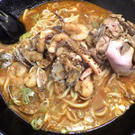 自己流ラーメン綿麺 - 海鮮辛ラーメン 大盛 レアチャーシュートッピング