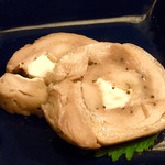Imasawa - 先附け：クリームチーズの蒸し鶏巻き
