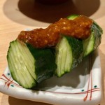 地葉はなれ - 2019.6.  胡瓜の塩麹