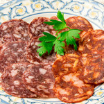 Assorted Iberico salami and chorizo
