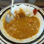 霊場恐山 蓮華庵 - カレーを再度かけてくれましたm(__)m