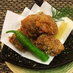 土風炉 夢町小路 - 料理写真:まぐろほほみ竜田揚げ