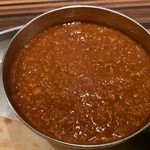 インド定食 ターリー屋 - インドカレー定食  690円   キーマカレー