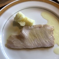 グランカフェ - ローストポーク・・脂身は残しましたけれど柔らかく食べやすい。