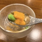 虎峰 - ウニと枝豆の冷菜