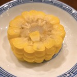 虎峰 - 熊本県産ハムのシャンタンスープのコーン