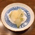 虎峰 - ザーサイと青パパイヤの和え物