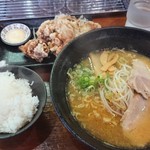 Ganso Jangara Raamen - からあげ定食　@860